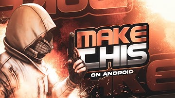 How To Make A Dope Gaming Thumbnail For Live Streaming | Thumbnail Tutorial On Android | By Nitzex