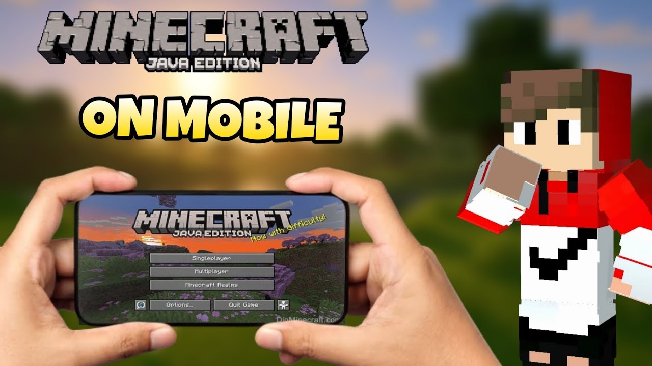 Play Minecraft Java edition in mobile | JAVA EDITION GAMEPLAY AND EP1 ...