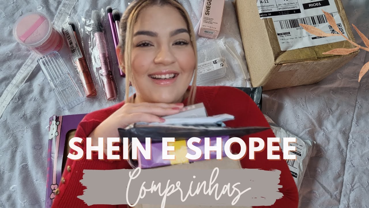 COMPRINHAS DE MAQUIAGEM E PINCÉIS BARATINHOS – SHEIN E SHOPEE | O QUE VALE A PENA?