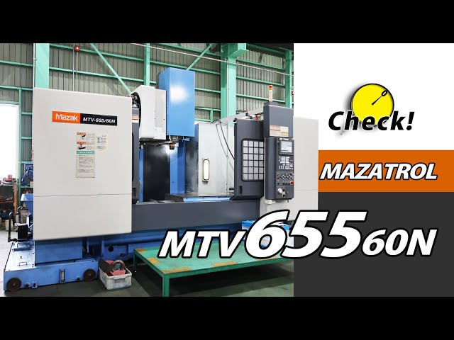 26728 Mazak Vertical Machining Center MTV-655/60N 2000 - YouTube