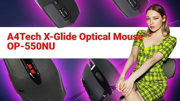 НИКС Компьютерный Супермаркет: видео про Проводная Мышь A4Tech X-Glide Optical Mouse OP-550NU Черный