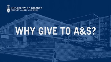 Martin Pickavé speaks on "Why Give to A&S" | Faculty of Arts & Science, University of Toronto