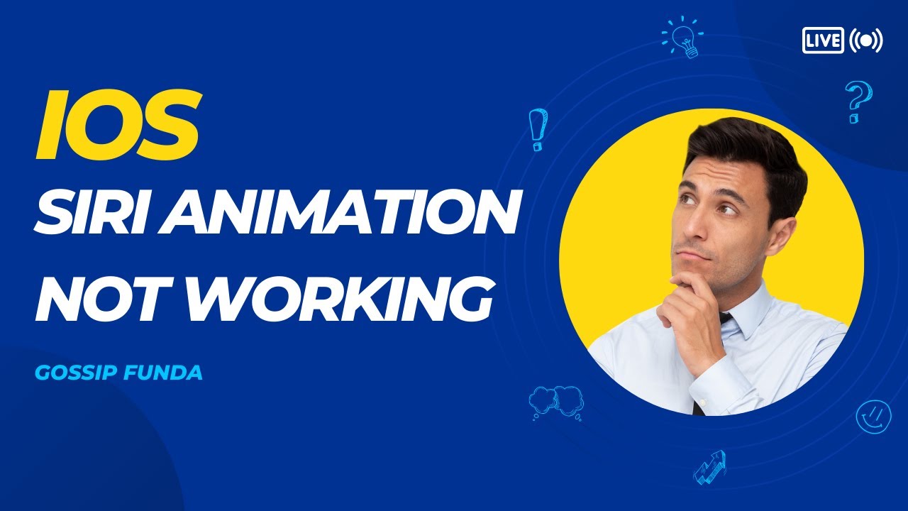iOS 18 Siri animation not working- How to fix? - YouTube