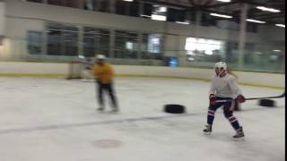 Joey Laleggia Puck Retrieval Escape Into Shot Drill