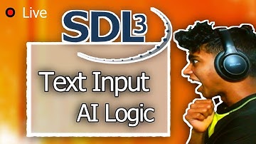 Text AI Logic in SDL3 C++ |100 days of C++ (Days 83/100) | 250 Days of Programming (Day 89/250)