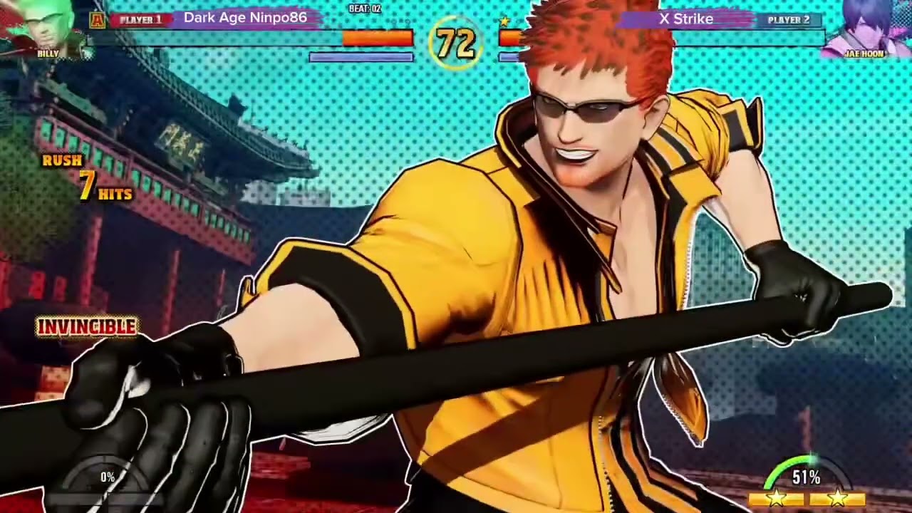 Fatal Fury City of the Wolves 🐺2 Player  Versus Billy(Dark Age Ninpo86) 🆚 Jae Hoon(X Strike) 