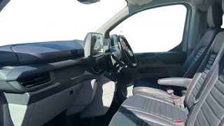 Ford Custom DCIV L1 Trail Grey Matter and Dual Passenger Seat NAV Mobile Office TVL Anti Pick Locks
