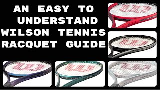 An Easy To Understand Guide For The Wilson Tennis Racquet Lineup