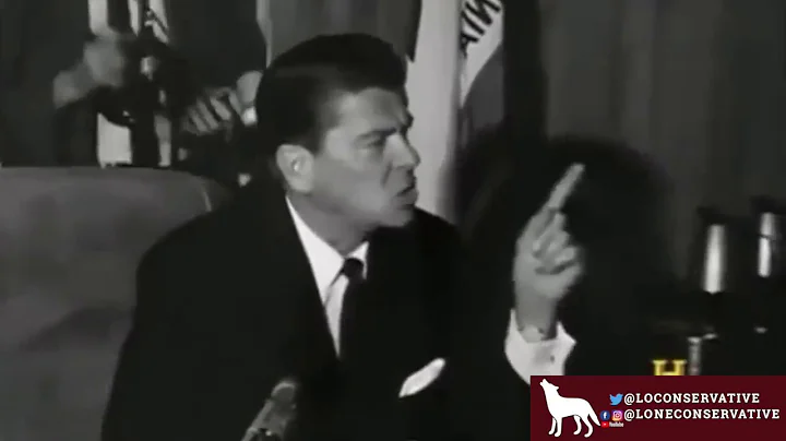 Ronald Reagan Lays Down The Law at Berkeley