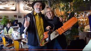 Video thumbnail of "Woman With A Chainsaw, Remy Rodden w/Elizabeth May"