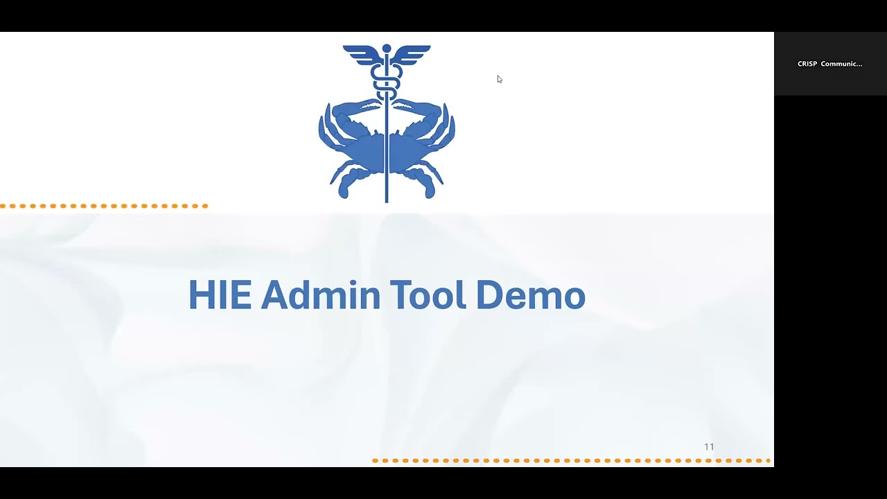 HIE Admin Tool Training 1/22/26
