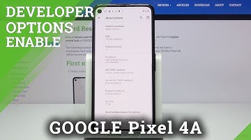 How to Use Developer Options – Developer Mode on GOOGLE Pixel 4A