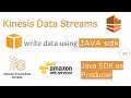 Kinesis Data Streams Java Example | Java SDK Producer | Kinesis Data Streams Demo | Kinesis Tutorial