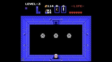 Level 3 (Second Quest) Walkthrough Method #2 - The Legend of Zelda Second Quest 100% Walkthrough