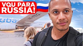 Cheguei em Moscou 🇷🇺 | Vlog viajando para Rússia pela primeira vez! Voo, hotel e cidade incrível #1