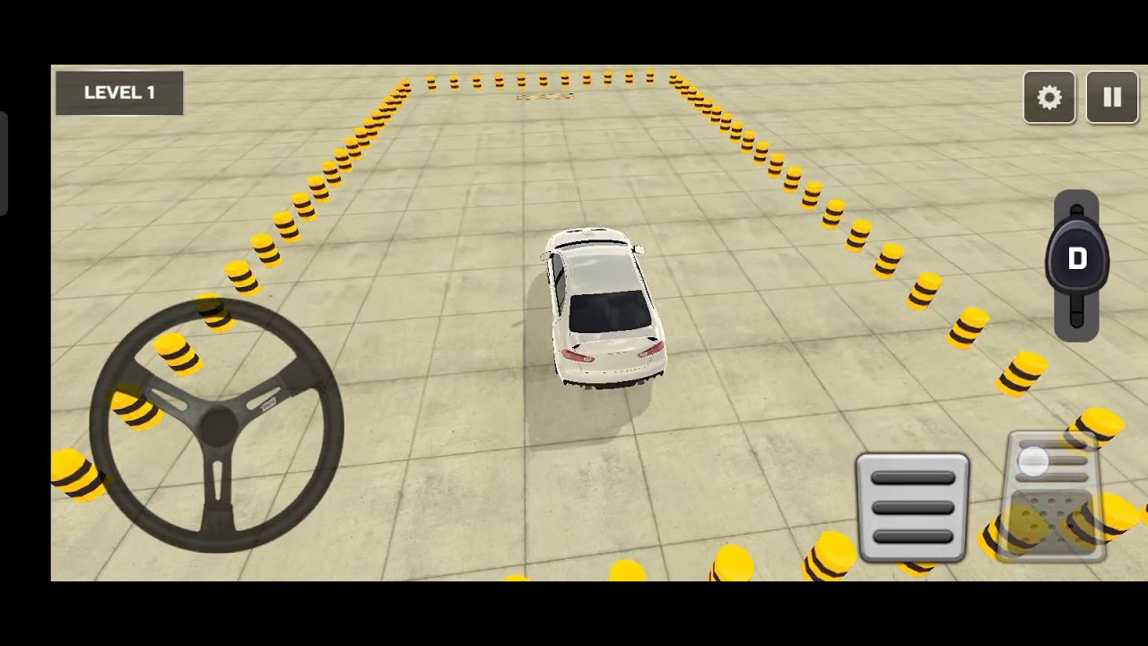 car game super car game level 1 YouTube