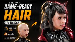 Making Hair Cards with Hair Tool in Blender | Full Workflow Making Hair Cards with Hair Tool in Blender | Full Workflow