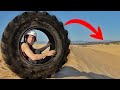 Man Goes Down Mountain In A Tire *GONE WRONG*  | Ross Smith