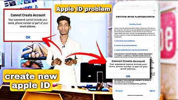 your password cannot include your name phone number or part of your email add. how to new Apple ID 🔥