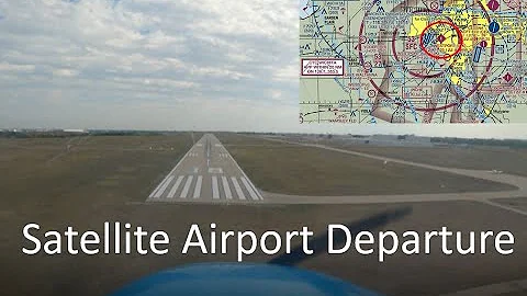 Class C Airspace Operations | Satellite Airport Departure | Full ATC Audio