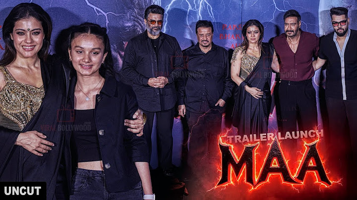 UNCUT - MAA | Official Trailer Launch | Kajol, Ajay Devgn, R Madhavan, Yug Devgn | Kumar Mangat P