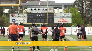 BC Lions training camp underway at Hillside Stadium