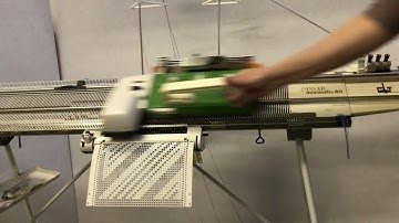 Passap Duomatic 80 Knitting Machine Short Dem Video