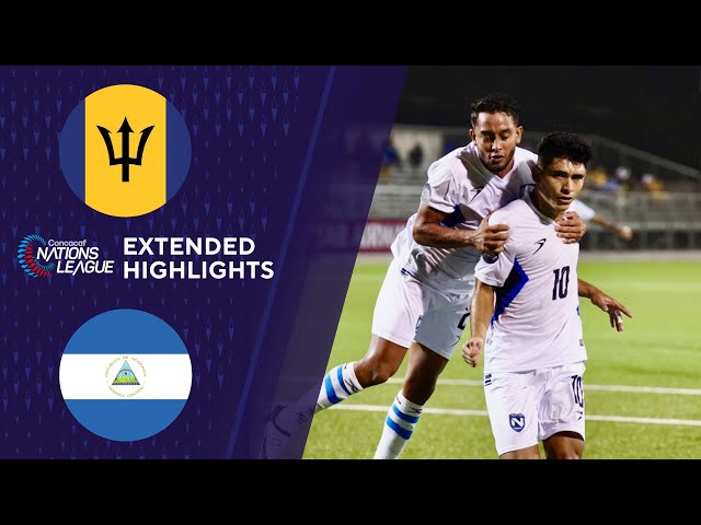 Highlights and goals of Barbados 0-1 Cuba in CONCACAF Nations League