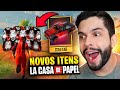 TESTEI O NOVO GELO E CARRO DO LA CASA DE PAPEL!! FREE FIRE