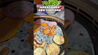 ANTOJAZO DE BARBACOA COREANA🥓🥩🍖#barbacoa #comidacoreana #comidaasiatica #buffet #bbq
