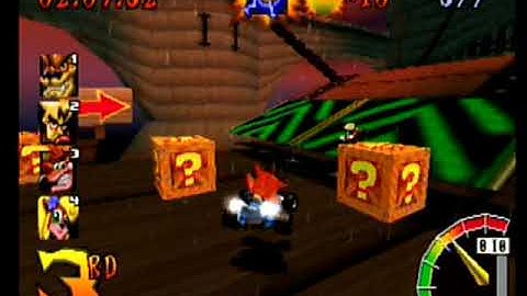 CTR Crash Team Racing: Arcade: Cortex Castle: Single: Hard: 7 Laps [Race Time] - Playstation 1