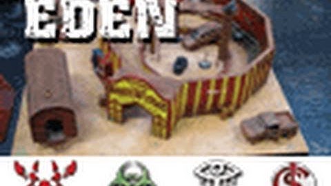 Wargaming table for EDEN complete!
