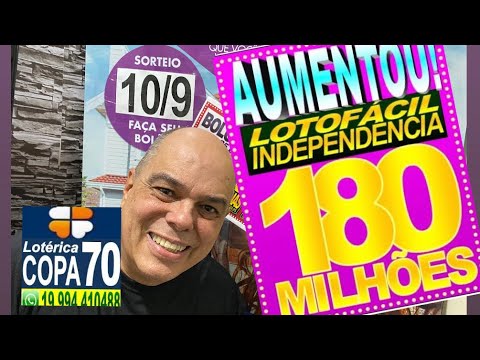 LOTOFÁCIL INDEPENDÊNCIA: PRÊMIO AUMENTOU !!!