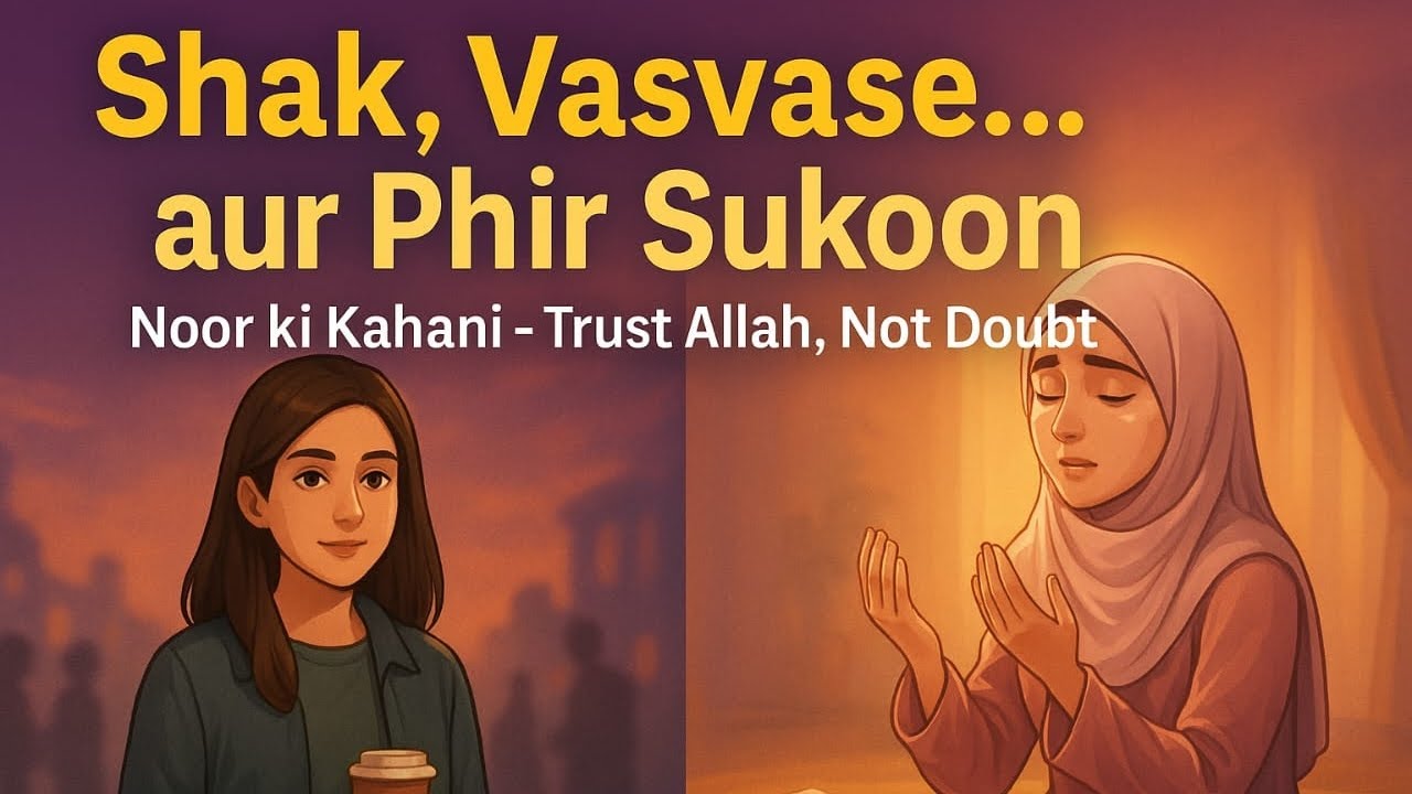 Noor ki Kahani |Shak,Vasvase...Aur phir Sukoon|Trust Allah, No Doubt |True Story
