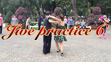 Jive bài học 6 | CLB Khiêu vũ Nhịp sống vui | JIVE practice 6