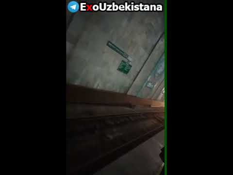 Тошкент метросида ёш қиз бекатга кириб келаётган поезд остига тушиб кетди