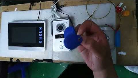 ACTOP Wired video door phone intercom system for villa or apartment