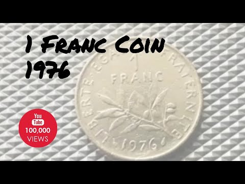 Rare 1 Franc Coin Of France