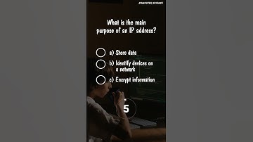 Internet’s Secret Code! What Does an IP Address Do? 💻 | MCQ 07 | Computer Science W1