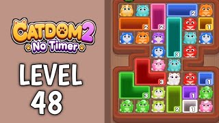 Catdom 2: No Timer Level 48 Solution Gameplay 