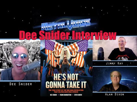 Dee Snider Interview-Graphic Novel 'He's Not Gonna Take It' - PMRC Hearings -Twisted Sister Reunion?