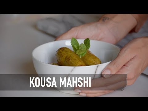 Syrian Koussa Mahshi | Meat & Rice Stuffed Zucchinis | Dalia's Kitchen