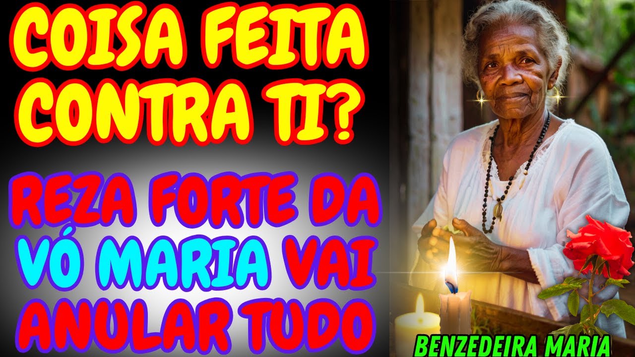 TE MANDARAM COISA BRABA?… Reza Forte pra CORTAR esse MAL / BENZIMENTO de PROTEÇÃO!