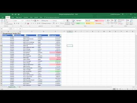 Video: Hvordan betinget formatering i excel?