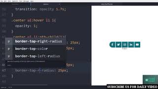 Animated Follow Button using HTML & CSS | Code Learners