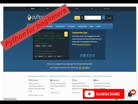 Python Chapter 1 | Starting with python | Learn Python with me - YouTube