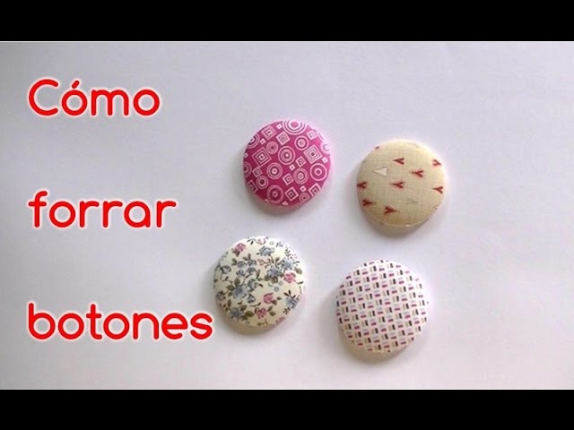 Srta.Pizpiretta: Tutorial: Como Forrar Botones( sin máquina ni kit)