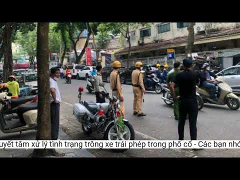 Video Hà Nội quyết tâm xử lý tình trạng trông xe trái phép... - youtube