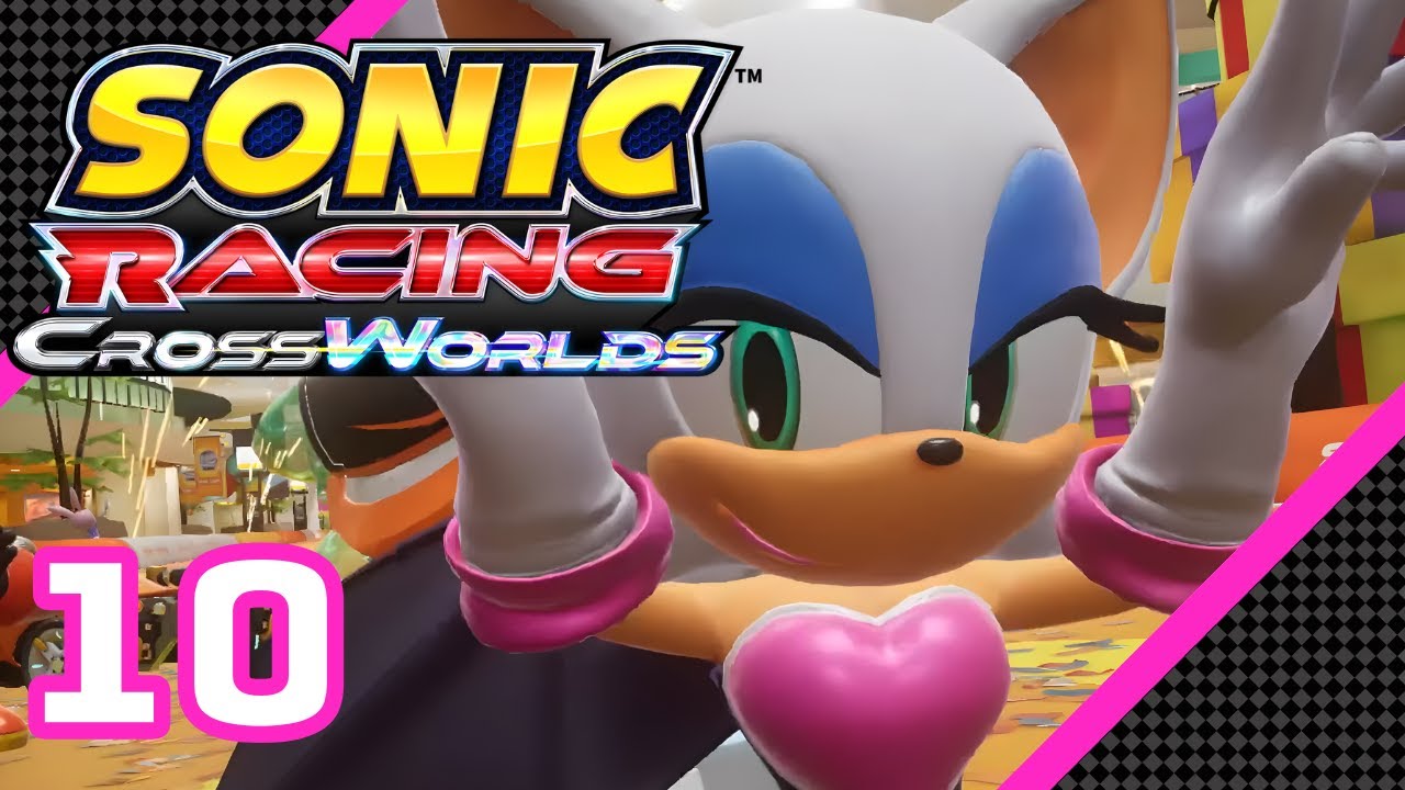 Sonic Racing: CrossWorlds - Wisp Grand Prix: SS Speed with Rouge - Full Playthrough (10)