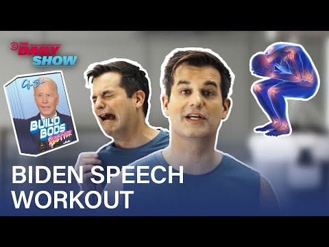 Joe Biden’s Build Bods Better: Channel The Stress of Watching Biden Speak | The Daily Show